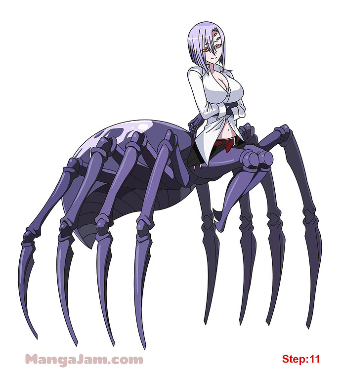 how_draw_rachnera_monster_musume_11