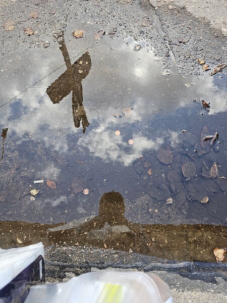 gāju pa ielu, peļķē mētājas monētas... atstāju kādam, kam vairāk vajag