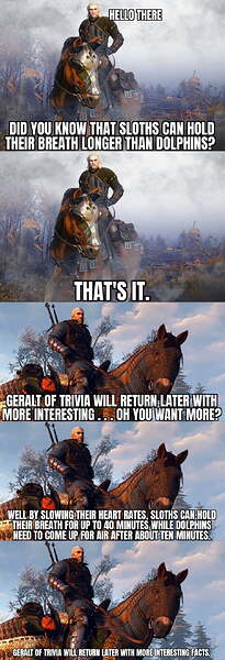 Geralt has returned yet again