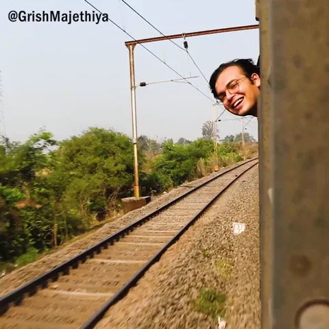 Traveling Indian Railway GIF by Grish Majethiya