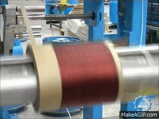 Wire Winding Machine BOB FPN live on Make a GIF